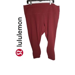 Lululemon Wunder Under 25" Mulled Wine